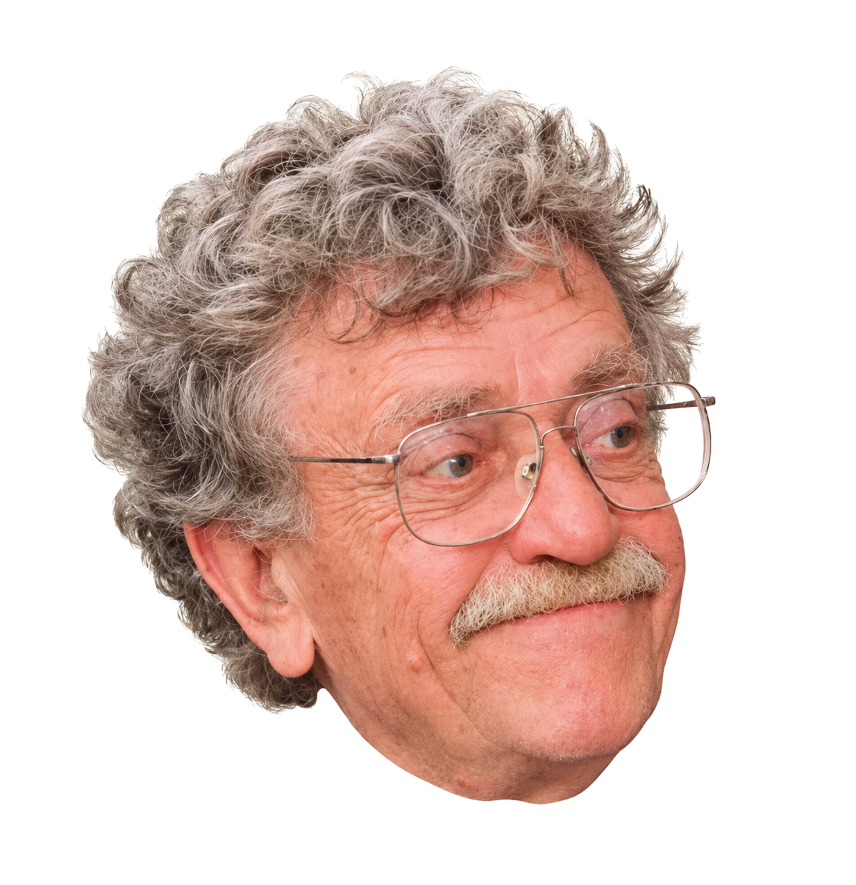 Kurt Vonnegut smiling